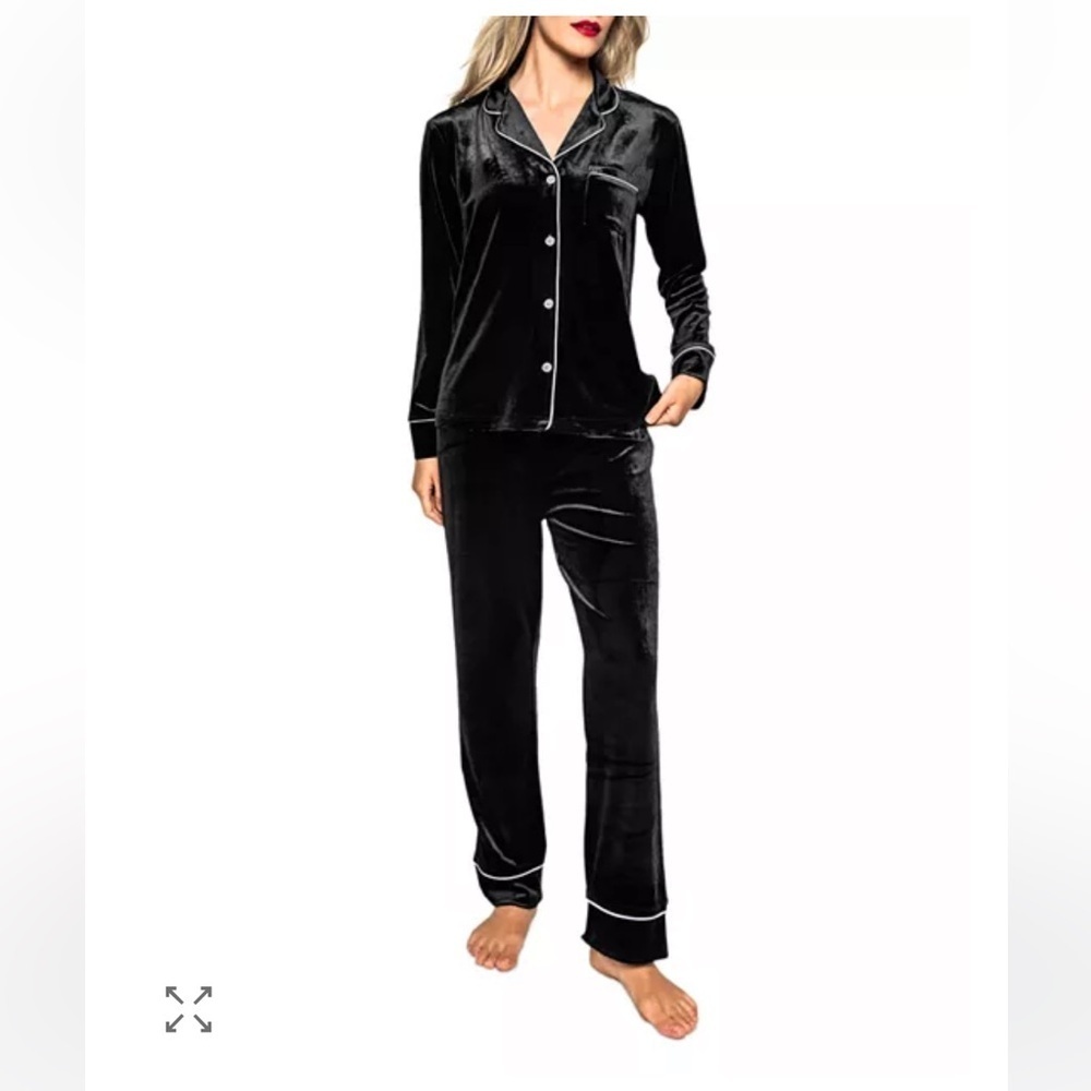 Petite Plume Velour Pajama Set